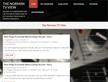 Tablet Screenshot of norman-tv.podcastnorm.com